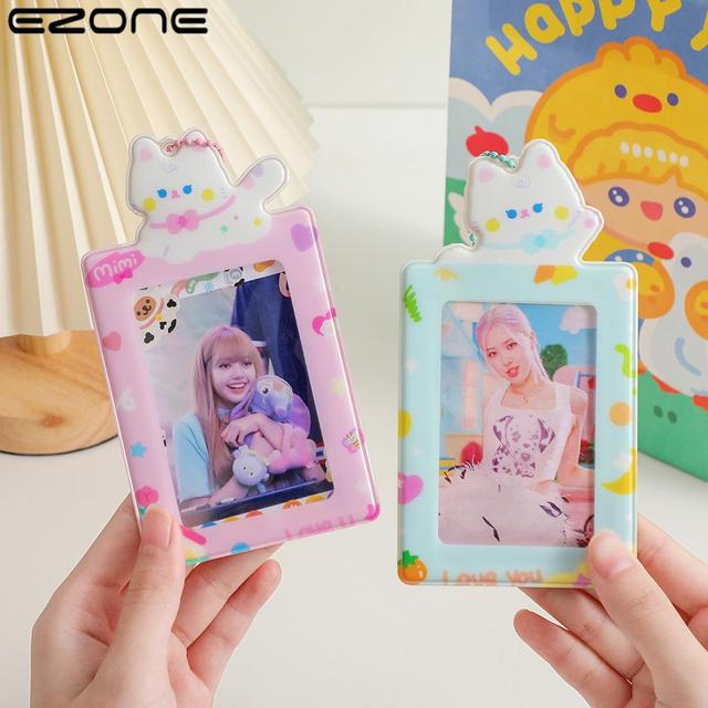 EZONE Photo Holder 3 inch Kpop Idol Photocard accesorios Teenager Gift Photo  Protector Sleeves Stationery Desk Accessories - AliExpress